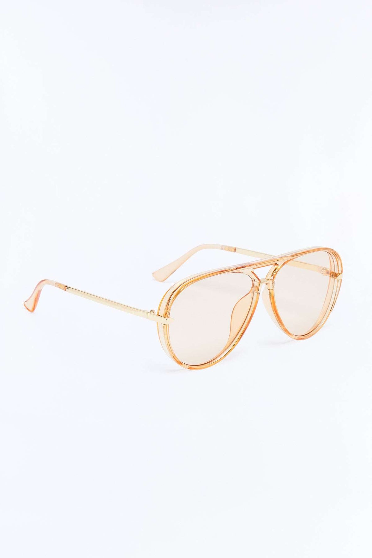 Óculos de Sol Feminino Tartaruga Aviador Acetato Laranja – Doce Malícia