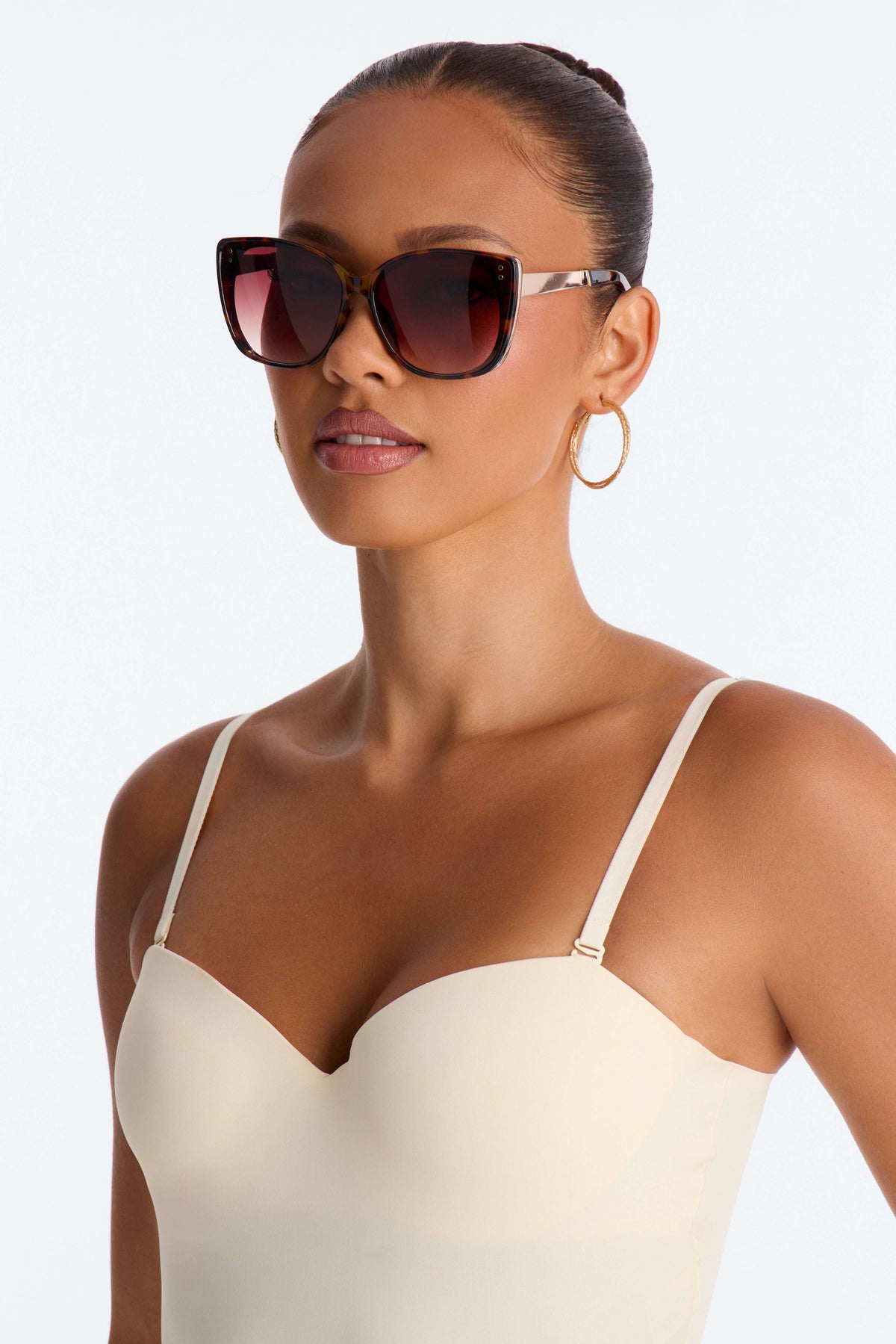 Óculos de Sol Feminino Tartaruga Gatinho Acetato – Doce Malícia