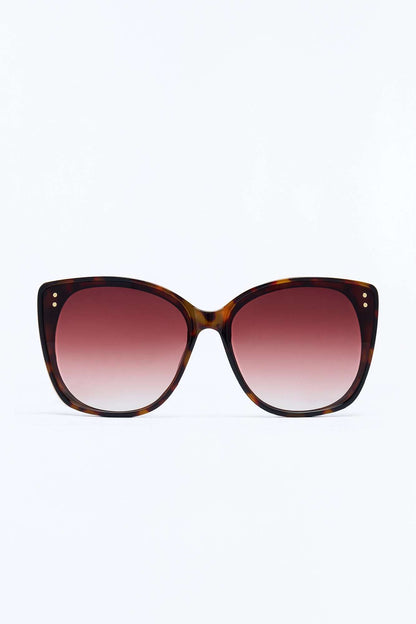 Óculos de Sol Feminino Tartaruga Gatinho Acetato – Doce Malícia