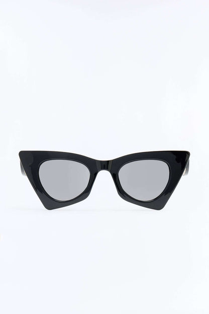 Óculos de Sol Feminino Tartaruga Gatinho Acetato Preto – Doce Malícia
