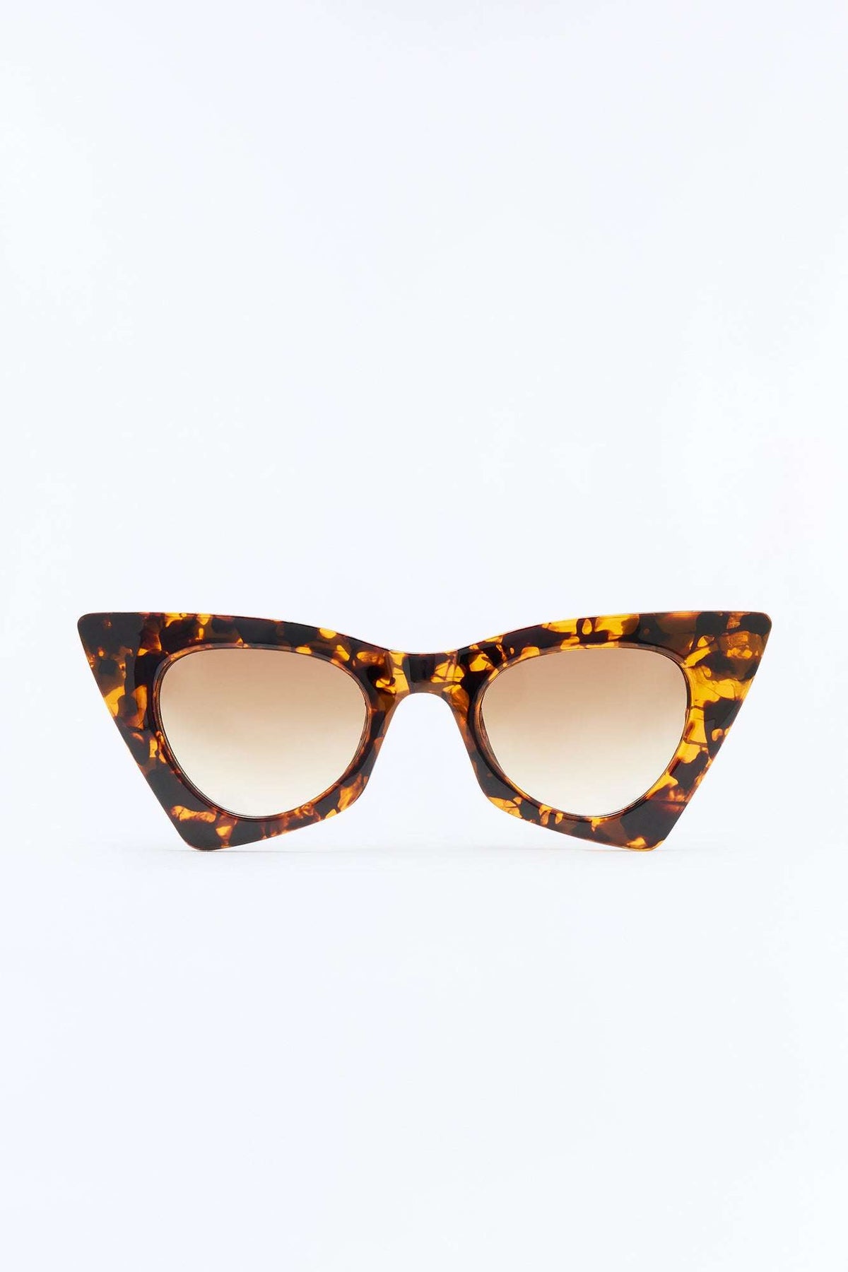 Óculos de Sol Feminino Tartaruga Gatinho Acetato Preto – Doce Malícia