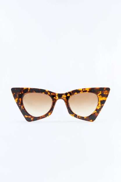 Óculos de Sol Feminino Tartaruga Gatinho Acetato Preto – Doce Malícia
