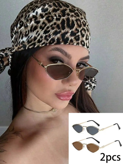 Óculos Feminino Dourado Marrom – Doce Malícia