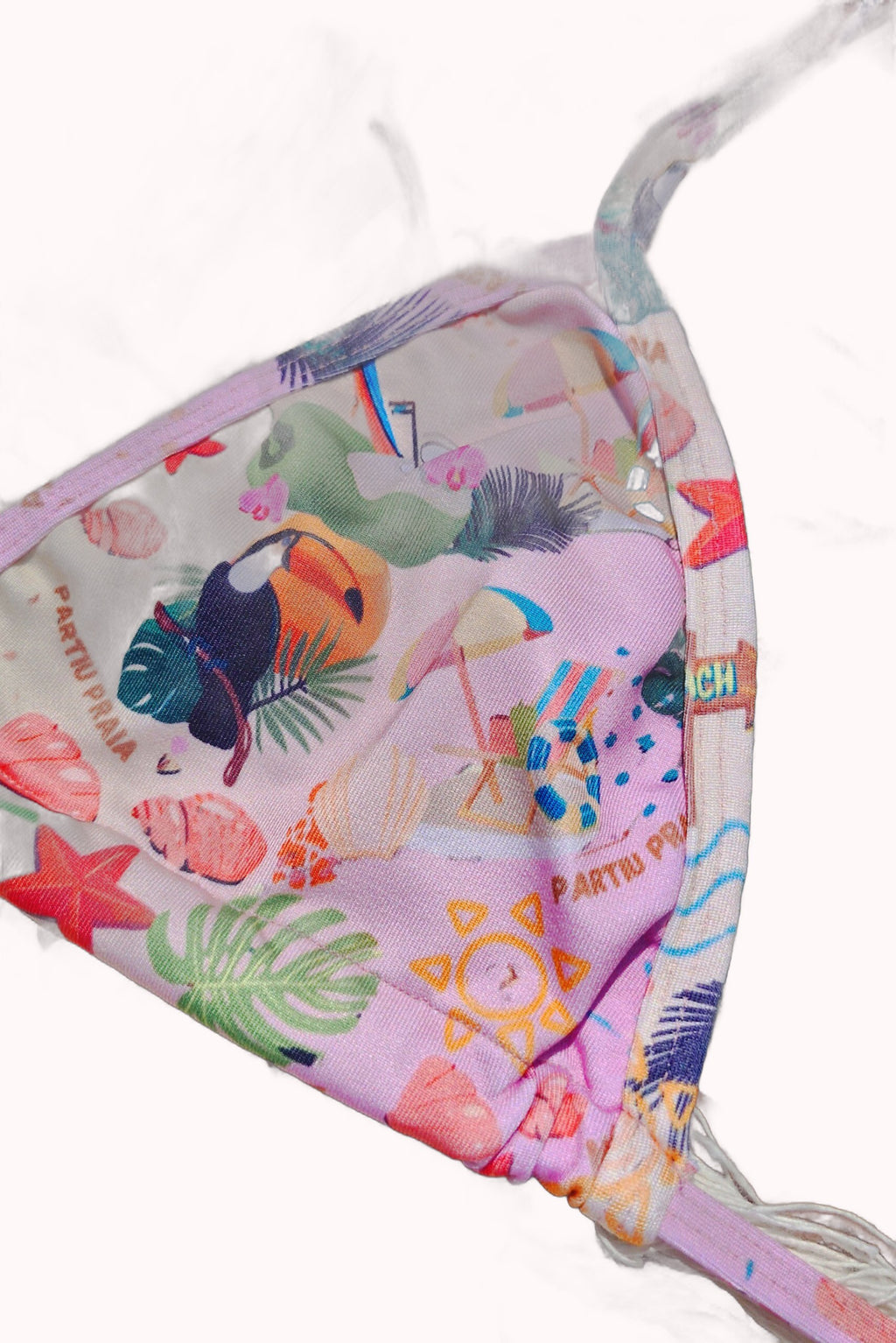 Biquíni Cortininha Estampado – Pé na Areia – Doce Malícia