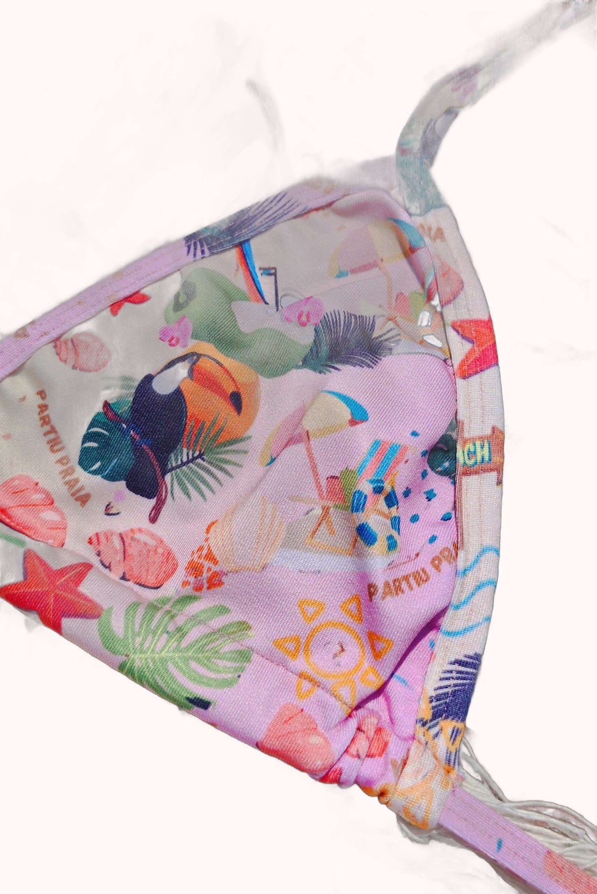 Biquíni Cortininha Estampado – Pé na Areia – Doce Malícia