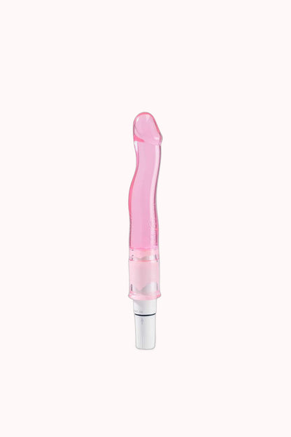 Pênis Curvo Com Vibrador Em Jelly 13cm – Doce Malícia