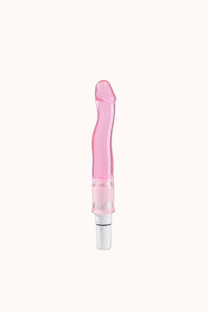 Pênis Curvo Com Vibrador Em Jelly 13cm – Doce Malícia — Doce Malícia