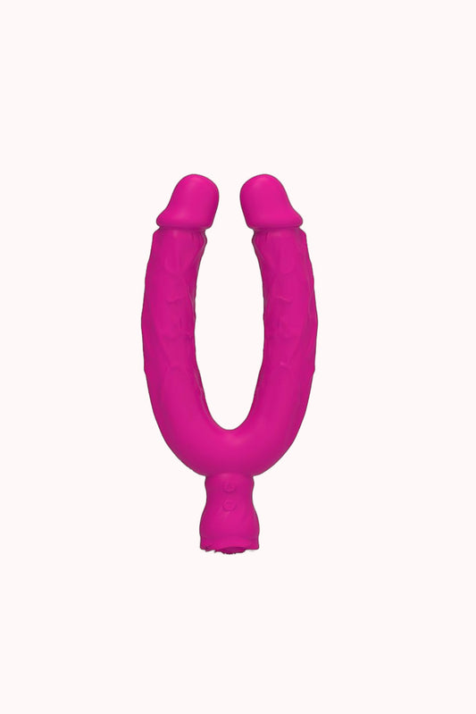Pênis Duplo com Vibro – Doce Malícia