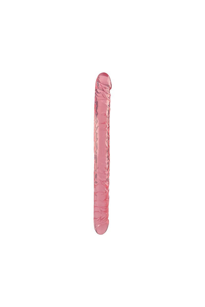 Pênis Duplo em Jelly – em rosa – Doce Malícia