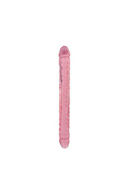 Pênis Duplo em Jelly – em rosa – Doce Malícia