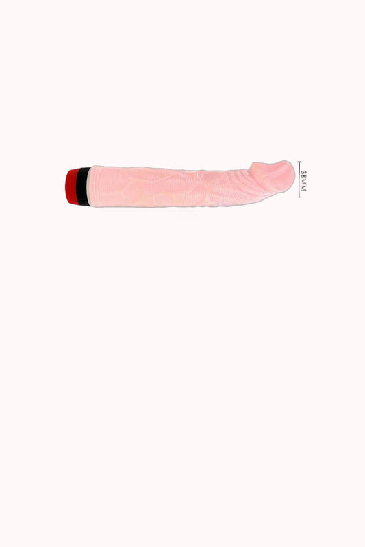 Pênis em Silicone com Vibro 19 x 4 cm – Doce Malícia