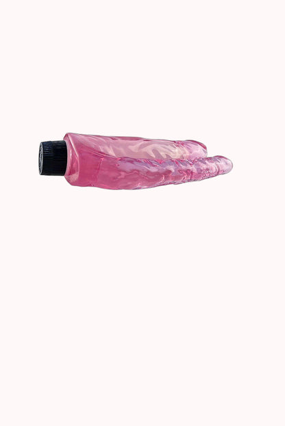 Pênis Realístico Duplo C/ Vibro – 22,0×5,0CM – Doce Malícia