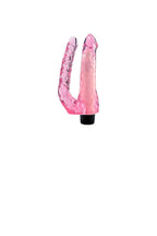 Pênis Realístico Duplo C/ Vibro em rosa – Doce Malícia