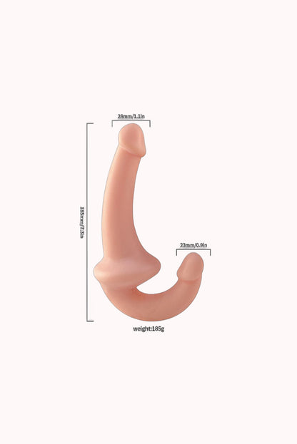 Pênis Realístico de Casal 2 – 14,5 x 3,4 cm – Doce Malícia