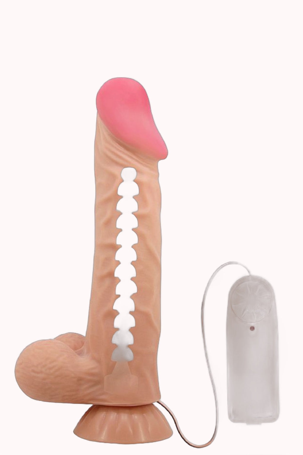 Pênis Realístico Dupla Camada e Vibrador de Multivelocidade – 24.0×5.0 – Doce Malícia