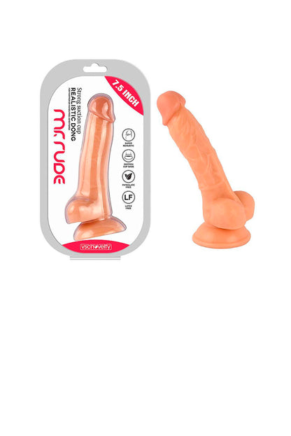 Pênis Realístico Mr. Rude com em bege – Doce Malícia