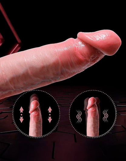 Pênis Realístico em Silicone Líquido em Marrom – Doce Malícia