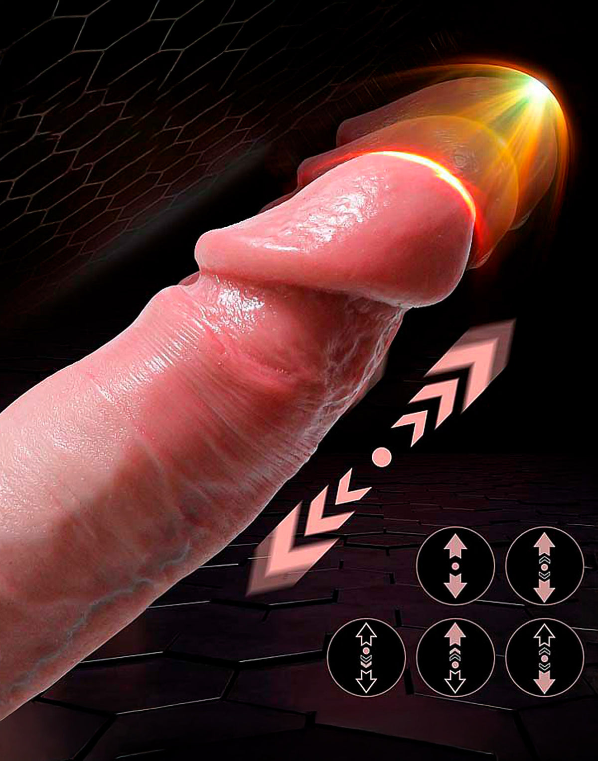 Pênis Realístico em Silicone Líquido em Marrom – Doce Malícia