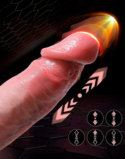 Pênis Realístico em Silicone Líquido em Marrom – Doce Malícia