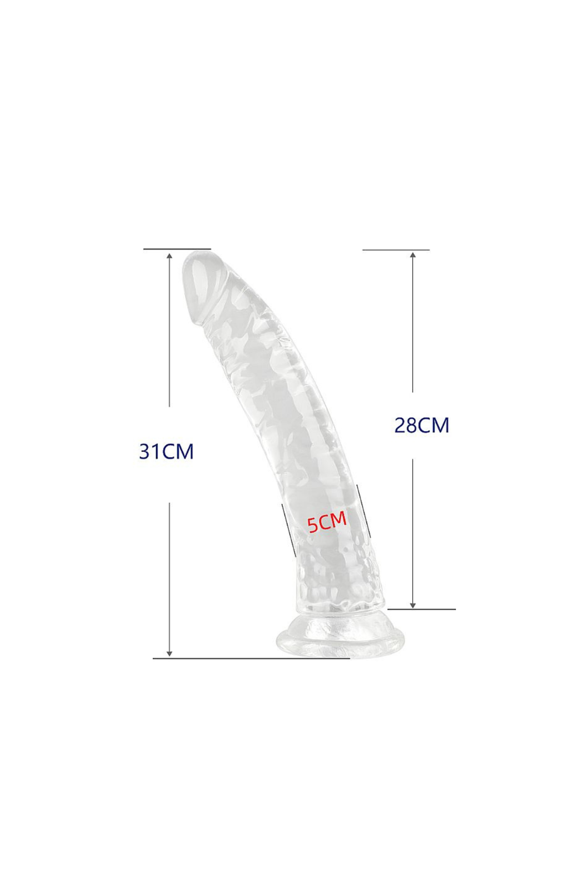 Pênis Realístico em Silicone com em rosa – Doce Malícia