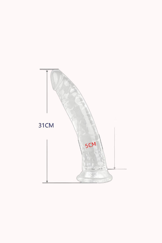 Pênis Realístico em Silicone com Ventosa – 32,0×5,0cm – Doce Malícia