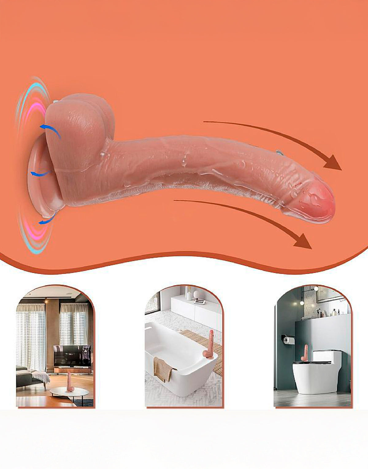 Pênis Super Realístico – 21.0×3.6 em Quantidade – Doce Malícia