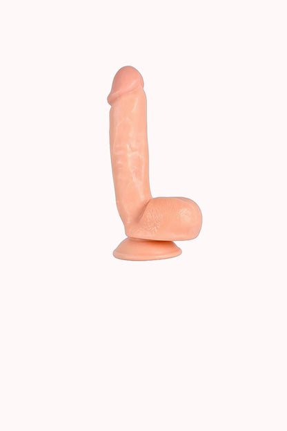 Pênis Ultra Realístico com Ventosa e Textura de Veias – 21,0×4,5CM – Doce Malícia