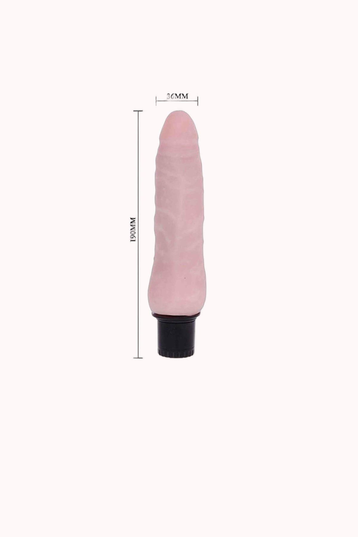 Pênis em CyberSkin com Vibro Textura da Pele – 19 x 3,6cm – Doce Malícia