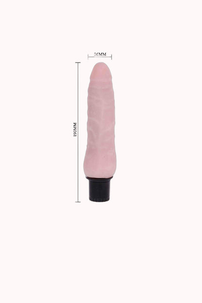 Pênis em CyberSkin com Vibro Textura da Pele – 19 x 3,6cm – Doce Malícia