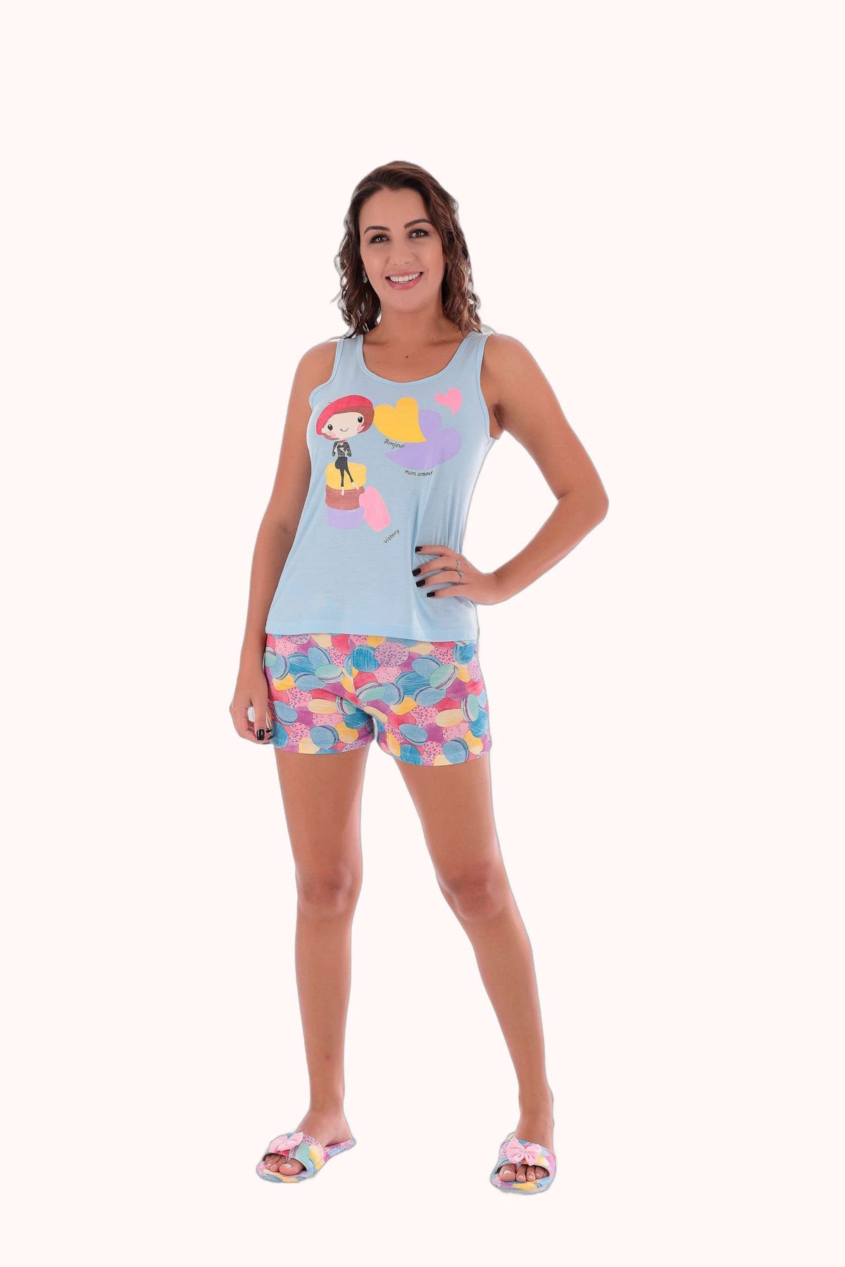 Pijama Feminino Camiseta – Doce Malícia