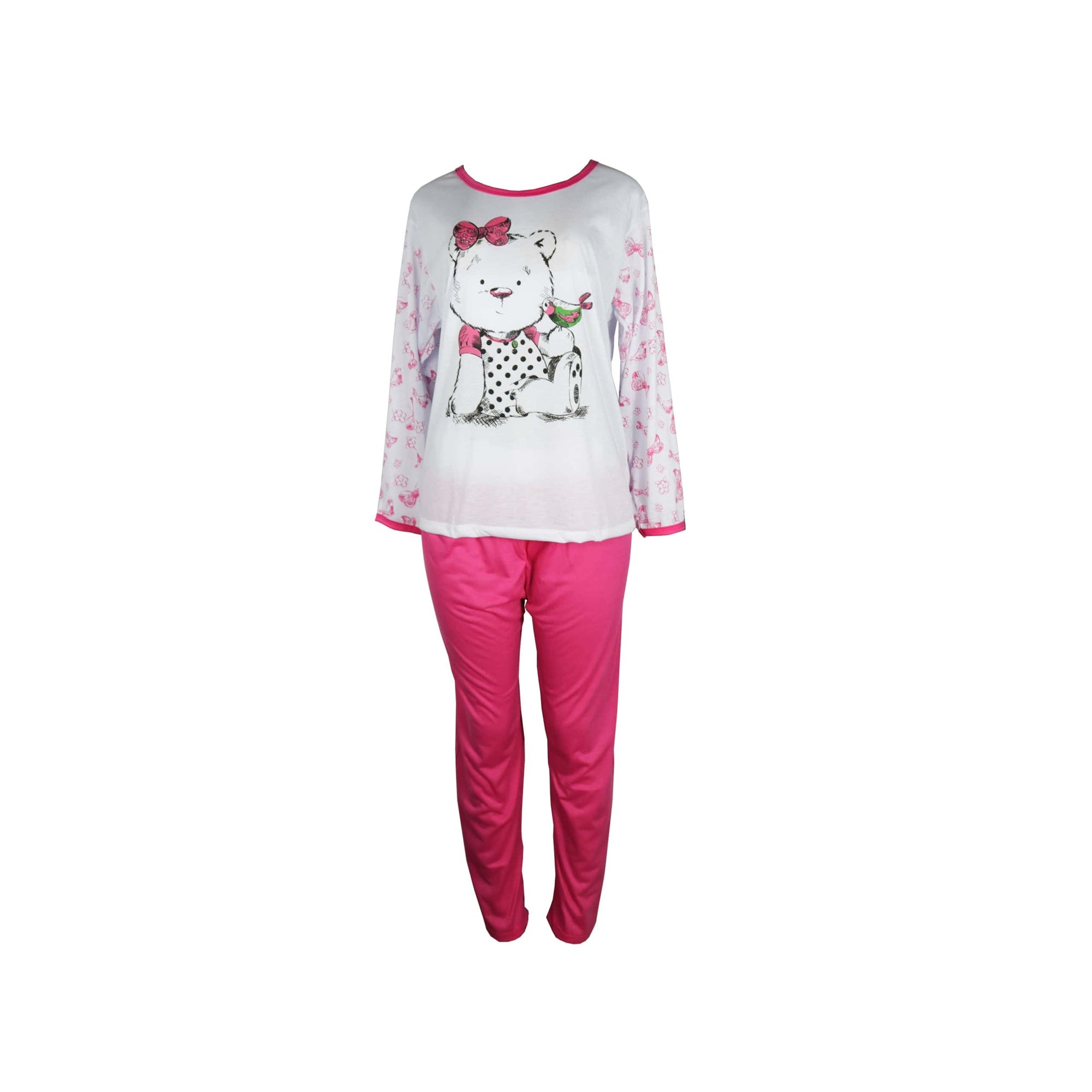 Pijama Feminino Longo em cores sortidas – Doce Malícia