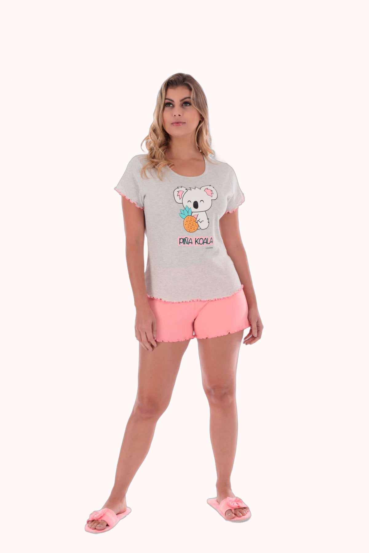 Pijama feminino manga curta – Doce Malícia