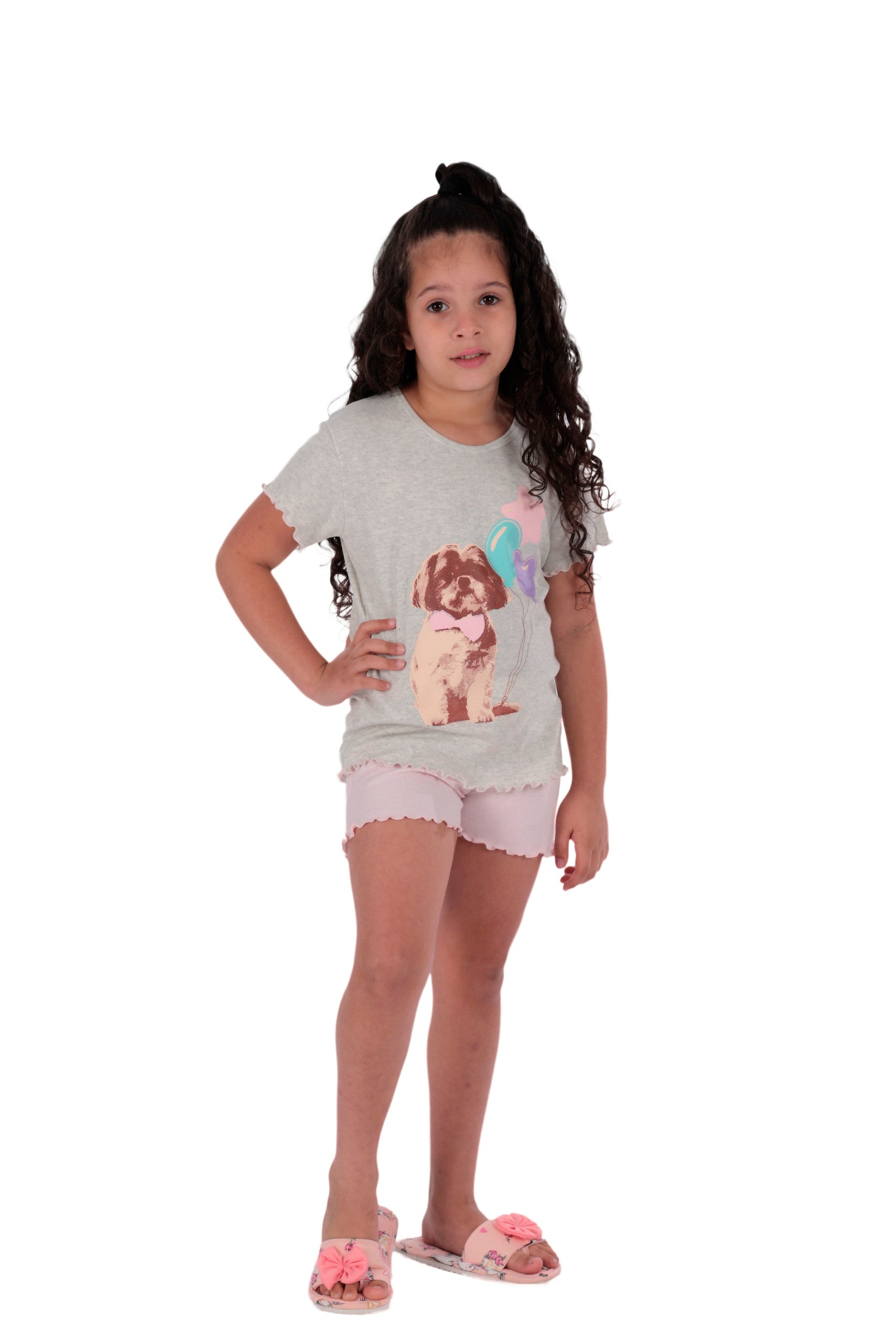 Pijama infantil feminino em estampas variadas – Doce Malícia
