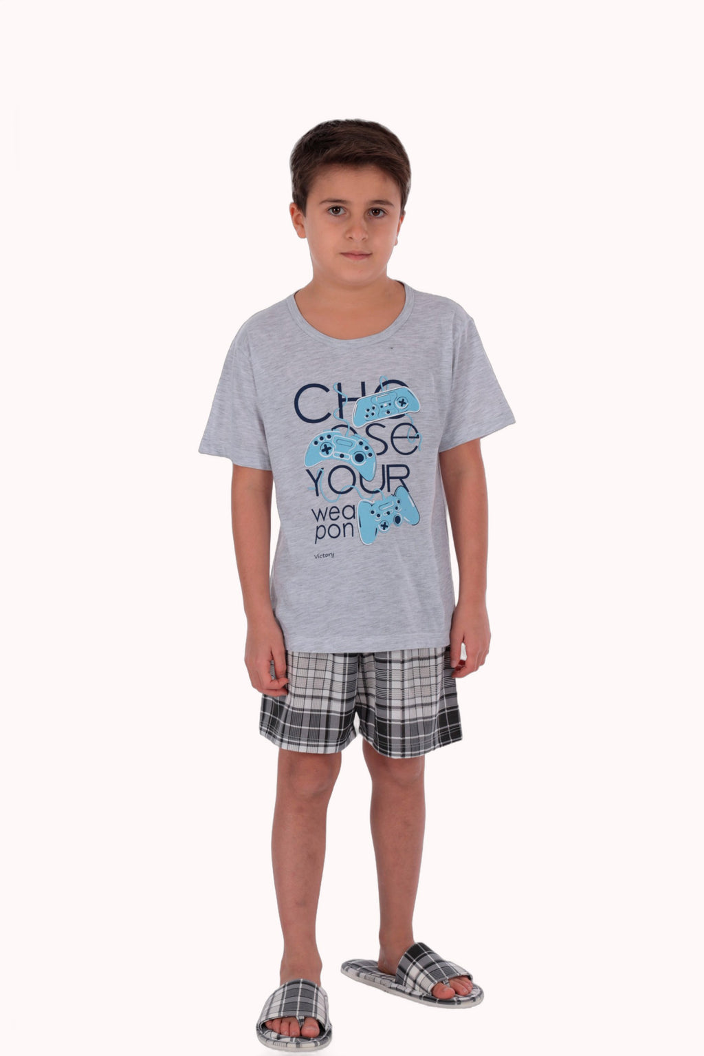 Pijama infantil manga curta – Doce Malícia