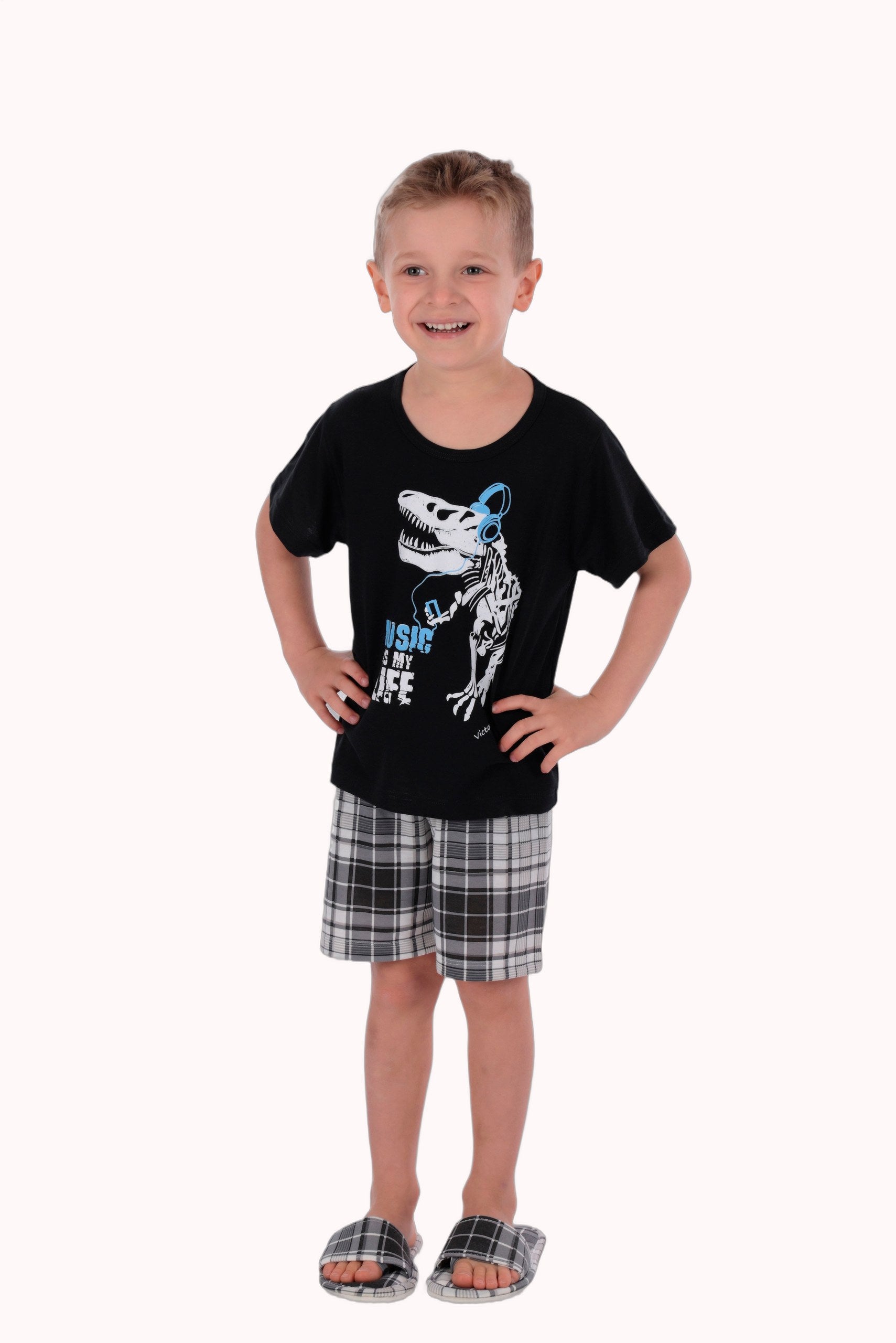 Pijama infantil manga curta – Doce Malícia
