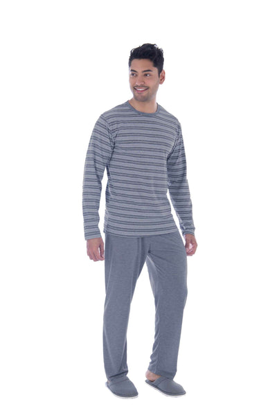 Pijama Suede Masculino em Chumbo – Doce Malícia