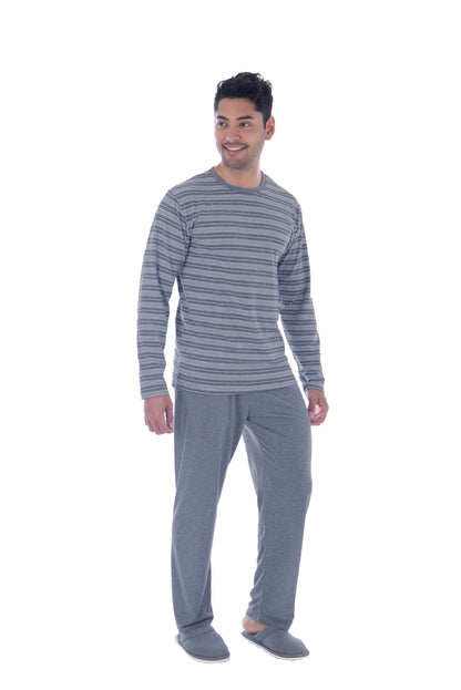 Pijama Suede Masculino em Chumbo – Doce Malícia