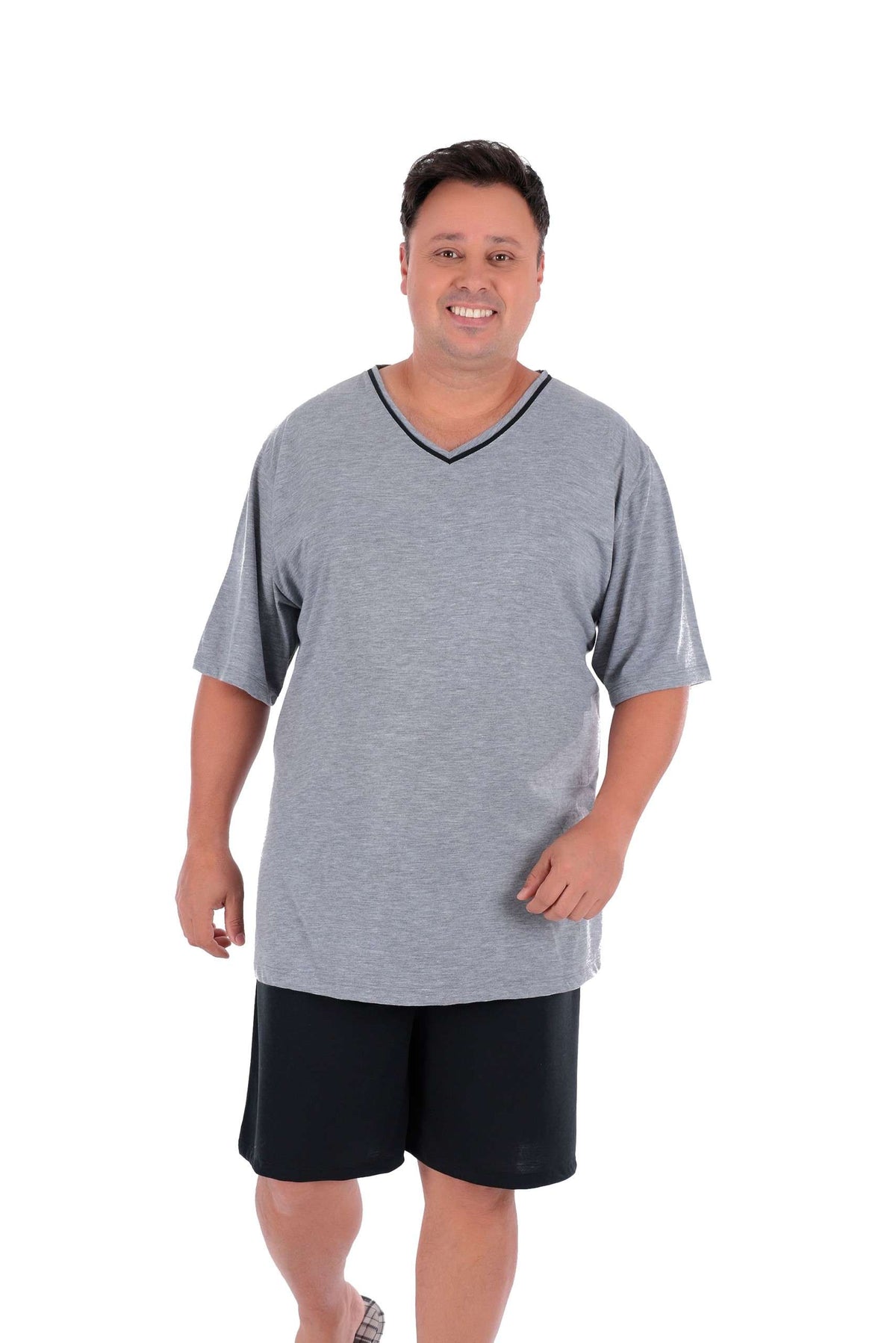 Pijama masculino plus size em azul-Marinho – Doce Malícia
