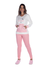 Pijama Bolso Canguru Feminino Canelado em azul-Marinho – Doce Malícia