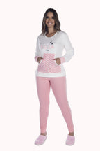 Pijama Bolso Canguru Feminino Canelado – Doce Malícia