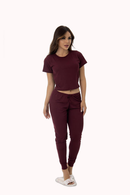 Pijama Canelado Calça Longa – Doce Malícia