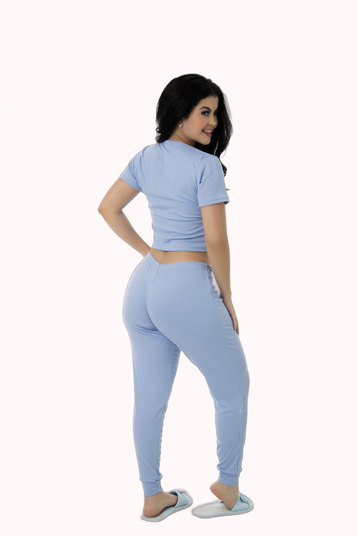 Pijama Canelado Calça Longa – Doce Malícia