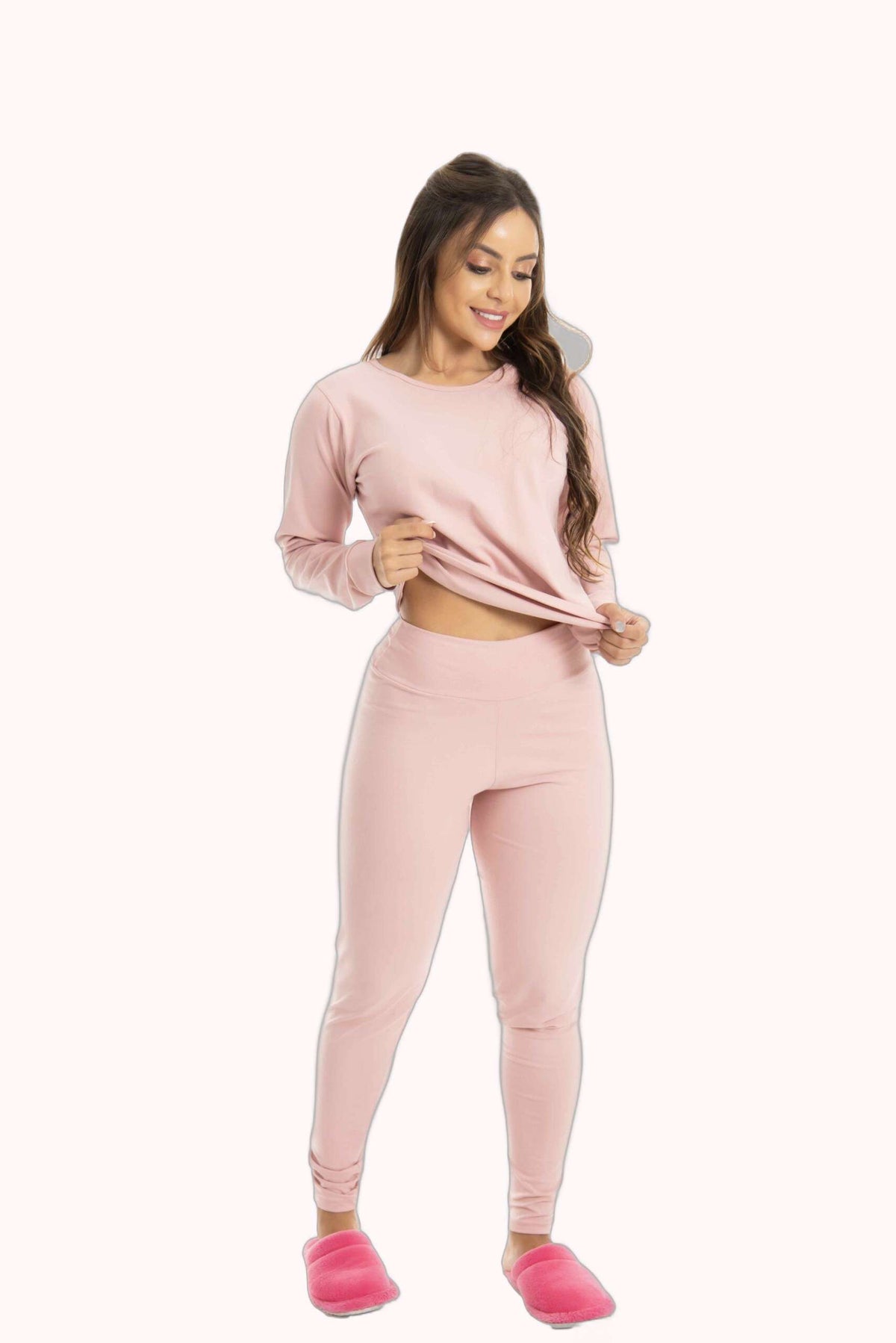 Pijama Liso de Algodão – Doce Malícia