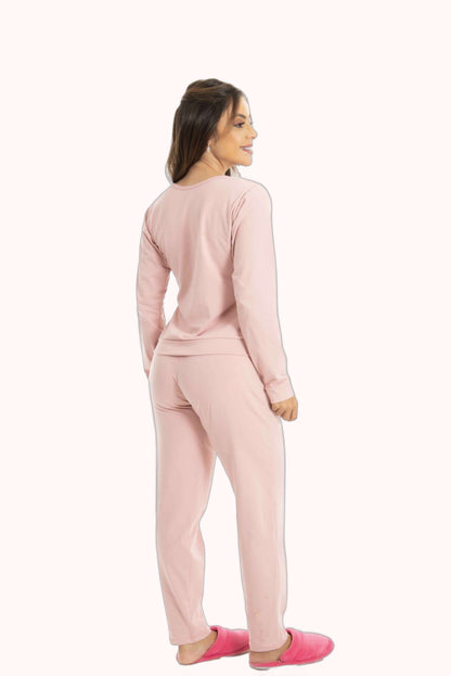 Pijama Liso de Algodão – Doce Malícia