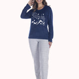 Pijama Longo Feminino em Plush – Doce Malícia