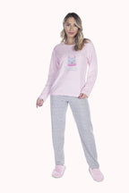 Pijama Longo Feminino em Plush – Doce Malícia