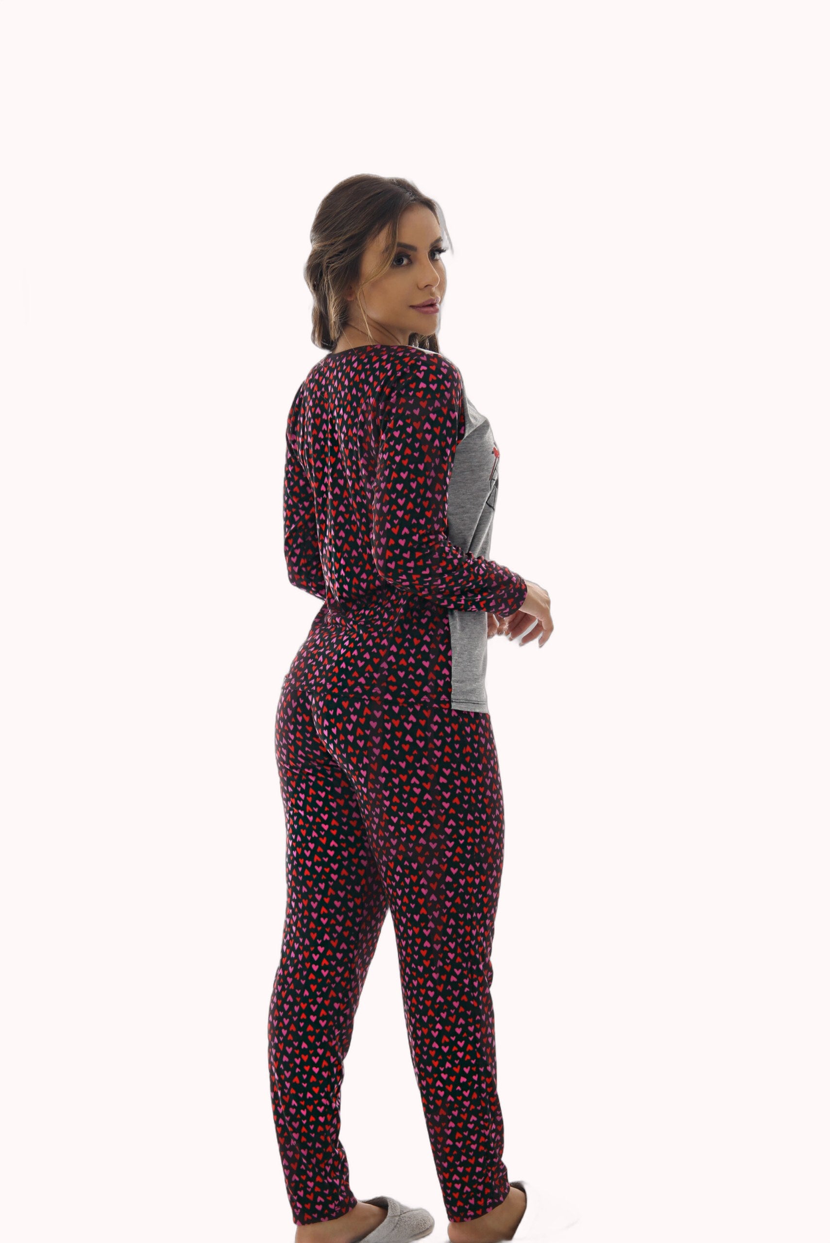 Pijama Longo Feminino em suede – Doce Malícia