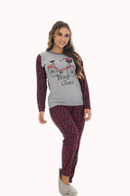Pijama Longo Feminino em suede – Doce Malícia