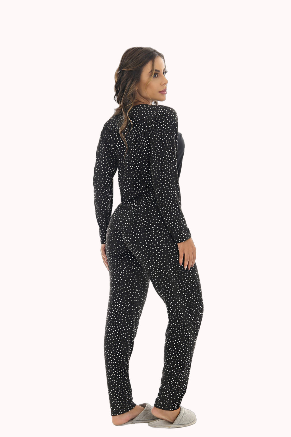 Pijama Longo Feminino em suede – Doce Malícia
