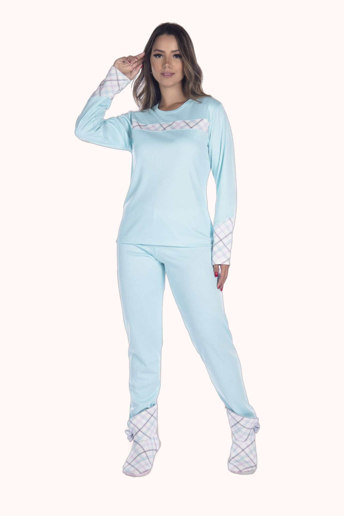 Pijama Longo Feminino Peluciado – Doce Malícia